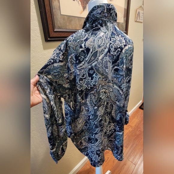 Roz & Ali Paisley Top - Size XL - Picture 6 of 8